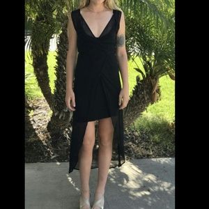 Olivaceous Dresses - Sold Olivaceous Wrap Silk High Low Dress Olivaceous Dresses - Sold Olivaceous Wrap Silk High Low Dress